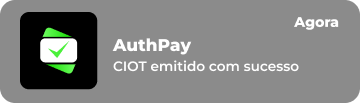 Antecipação de frete autorizada