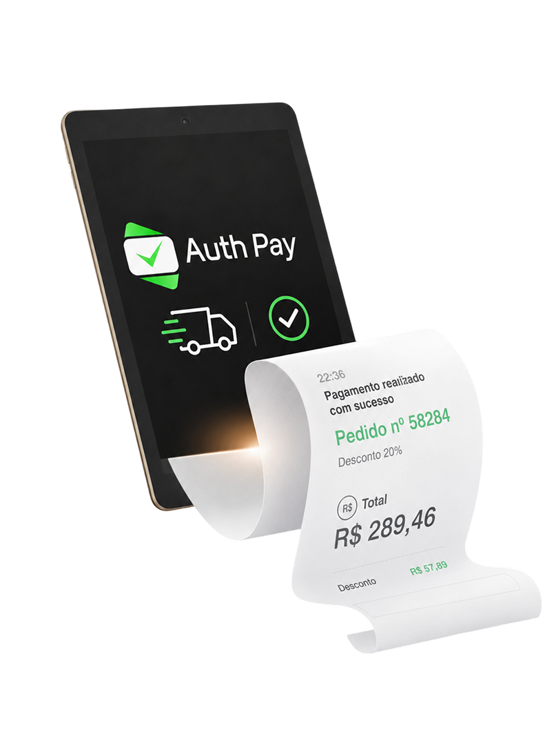 Comprovante de pagamento de frete